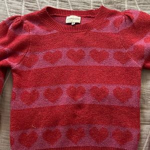 Once worn heart sweater